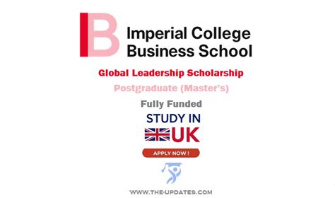 Global Leadership Scholarship at Imperial College Business School 2023