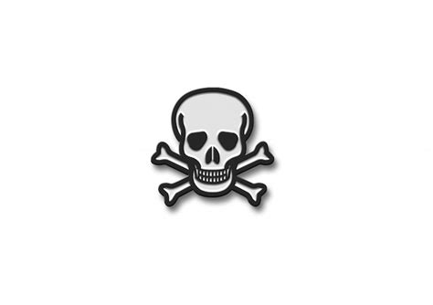 Premium PSD | 3d danger logo design emoji