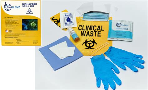 Bioklenz Biohazard Spill Kit Wall Display(BK-SATCHEL) - BioKlenz