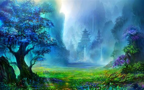 🔥 Download Anime Artwork Landscape Wallpaper Puter Desktop by @michaels33 | Desktop Computer ...