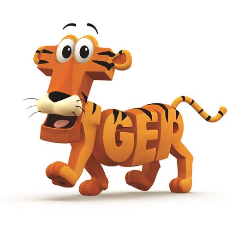 Tiger Illustrated Word | Typography art, Word drawings, School art projects