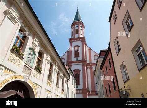 Carmelite church, Straubing, Danube, Bavarian Forest, Bavaria, Germany Stock Photo - Alamy