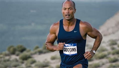 David Goggins running - HD Stock Images