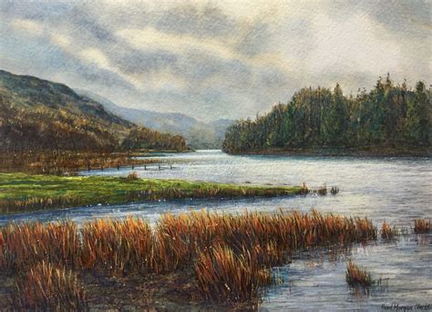 #etsy Gallery: Original Watercolour Painting 'Lake District Derwent Water' unframed Landscape ...