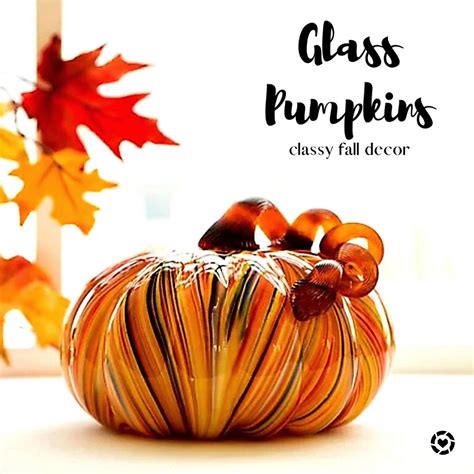 🍂 I’ve gotten so many questions about our new glass pumpkins! Ours were ...