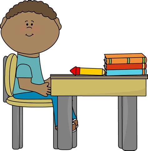 Free Student Sitting At Desk Clipart, Download Free Student Sitting At Desk Clipart png images ...