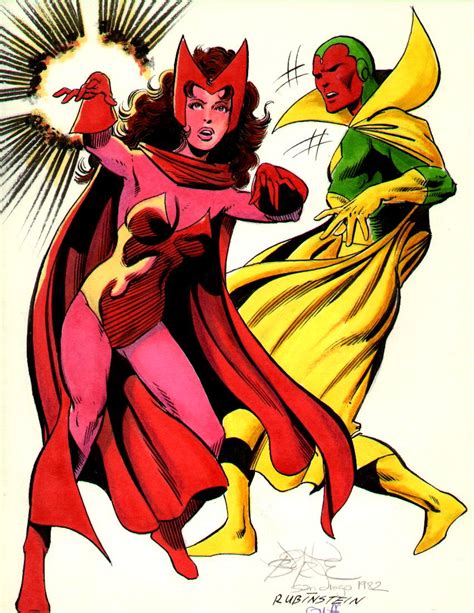 Marvel Comics of the 1980s: 1982 - The Vision and Scarlet Witch by John Byrne