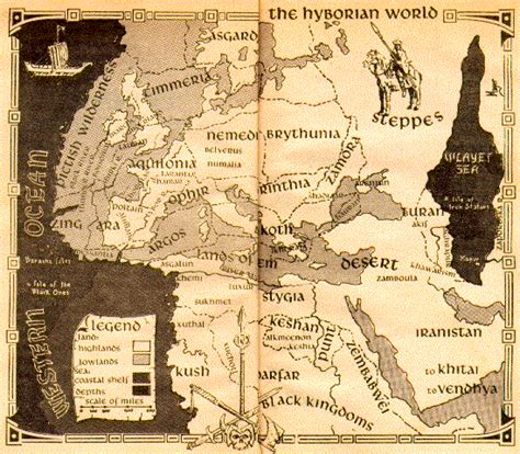 Maps of the Hyborian Age