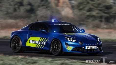 La gendarmerie de l'Aude séduite par l'Alpine A110, mais...