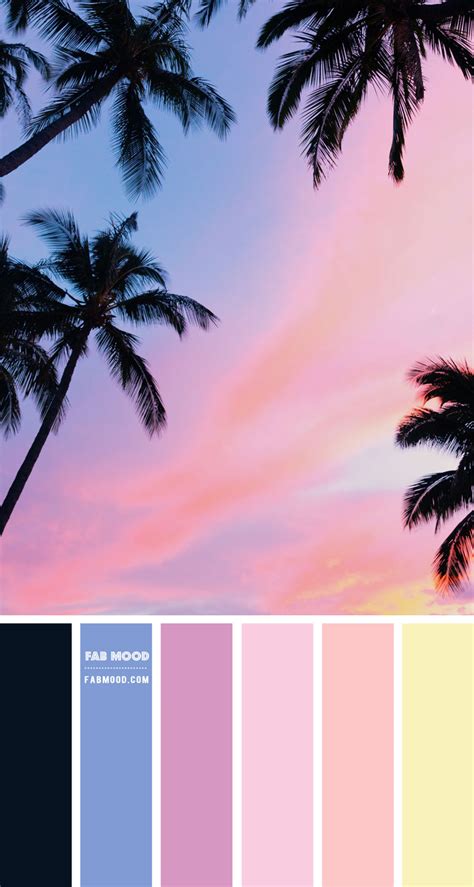 Soft Pastel Color Palette : Color Tropic and black – Color Palette #43 ...