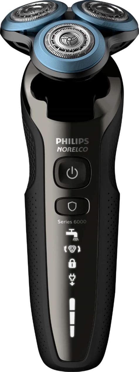 Customer Reviews: Philips Norelco Series 6000 SmartClick Wet/Dry Electric Shaver Black S6880/81 ...