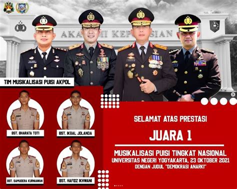 TARUNA AKPOL BERPRESTASI – Akademi Kepolisian