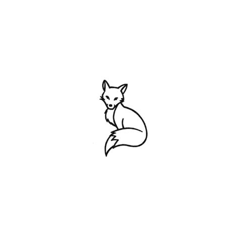 Minimalist Fox (Set of 2) – Tattoo Icon