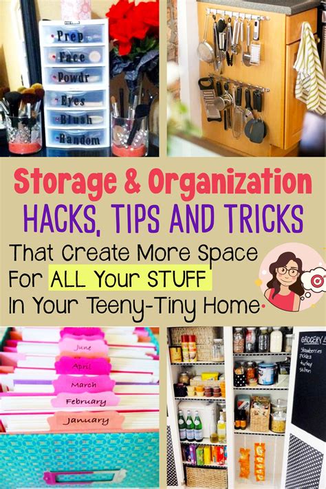 Cheap DIY Home Organization Hacks-45 Budget Friendly Ideas for 2024 | Room organization diy, Diy ...