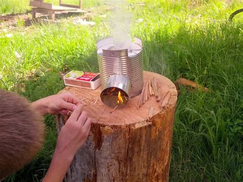 How To Build A Powerful Tin Can Rocket Stove!