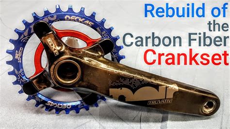 Rebuild of the crankset - from 3 to 1 with a support cross. - YouTube