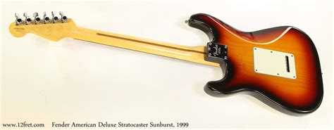 Fender American Deluxe Stratocaster Sunburst, 1999 | www.12fret.com