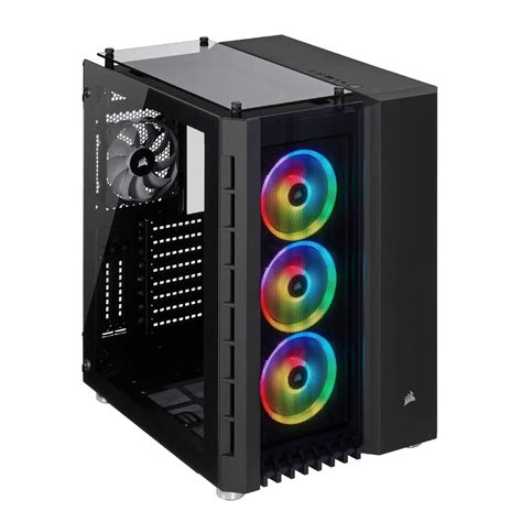 Gabinete 680x Crystal Tg Smart Black Rgb Corsair | HyperGAMING