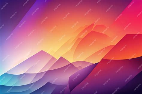 Premium AI Image | Colorful Gradient Background Wallpaper