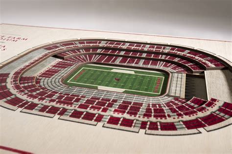 Arizona Cardinals 3D Wood Stadium Replica (5 Layer) — 3D WOOD MAPS ...