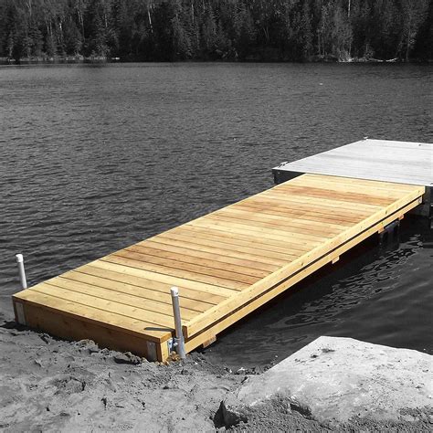 Multinautic Heavy Duty Semi-Floating Wood Dock Kit | The Home Depot Canada