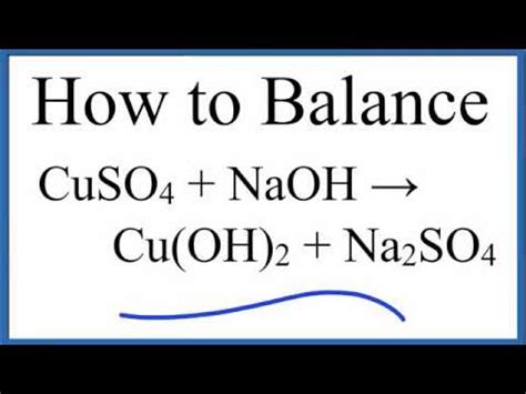 Balanced Chemical Equation For Sodium Sulfate And Water - Tessshebaylo