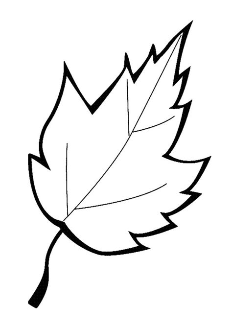 Coloring Pages | Leaf Coloring Pages