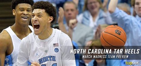 North Carolina – March Madness Team Predictions / Odds 2017