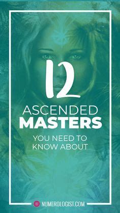 12 Ascended Masters You Need To Know About & How To Identify Them in 2020 | Ascended masters ...