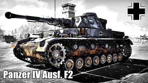 War Thunder: Panzer IV Ausf. F2, German Tier-2 / Rank-2, Medium Tank - YouTube