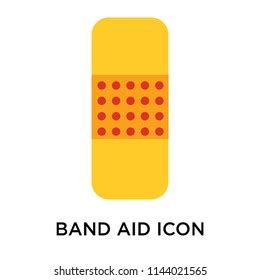 Band Aid Icon Vector Isolated On: vector de stock (libre de regalías ...