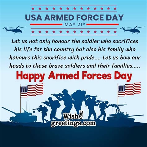 USA Armed Forces Day Wishes Messages - Wish Greetings