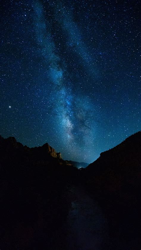 星空、 星、 山、 夜、 夜の風景、 星空の風景、 HDデスクトップの壁紙 | Wallpaperbetter