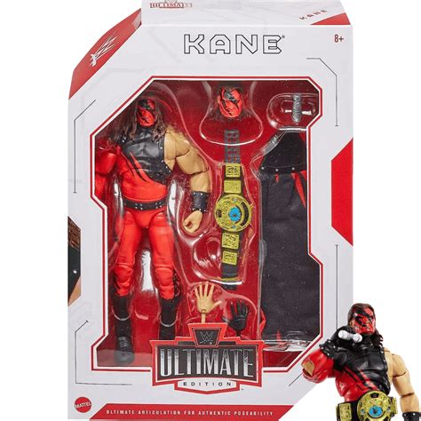 WWE Ultimate Edition Kane Action Figure, 6-inch Collectible with ...