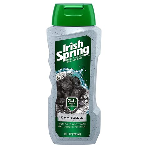 Irish Spring Charcoal Purifying Body Wash - 18 fl oz 532 ml (2 pack) — Rafaelos