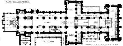 Medieval Durham Cathedral Plans and Drawings