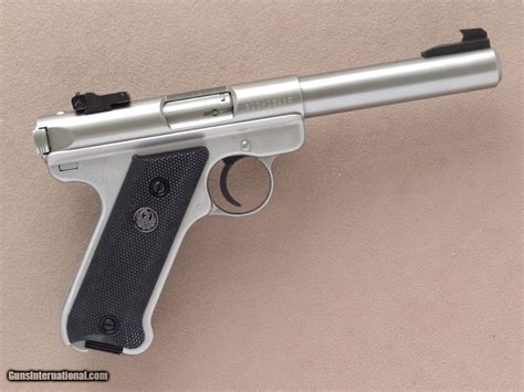 Ruger MK II Target, Stainless Steel, Cal. .22 LR, 5 1/2 Inch Bull Barrel