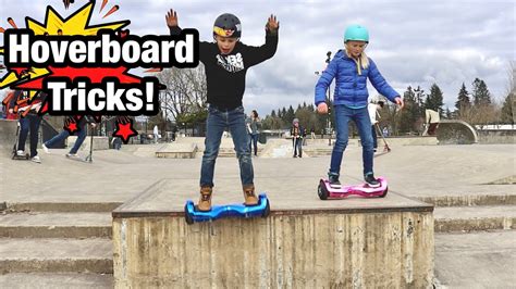 Hoverboard Tricks at the Skatepark! - YouTube