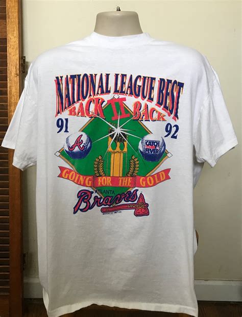 XL/XXL 1991/1992 Vintage Atlanta Braves T shirt Vintage Baseball Sports Memorabilia XL Vintage ...