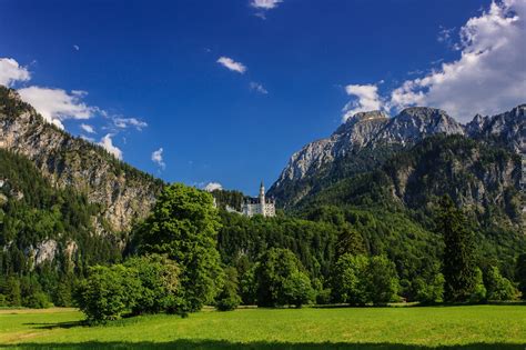 Zamek, Neuschwanstein, Bawaria, Niemcy