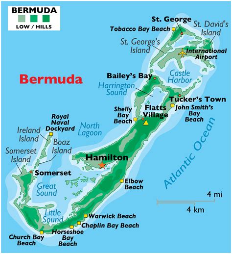 Bermuda Map ~ World Of Map