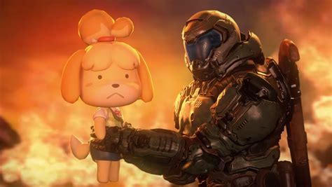 This Doomguy and Isabelle video is gut-rippin' gold | Rock Paper Shotgun