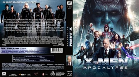 X-Men Apocalypse blu-ray cover & label (2016) R2 German Custom