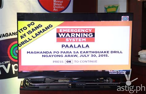 PH now has an emergency broadcast warning system for earthquakes calamities like Japan | ASTIG.PH