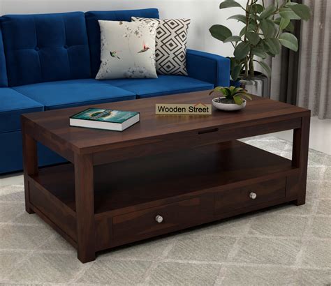 Buy Jack Coffee Table with Lift Top (Walnut Finish) Online in India at Best Price - Modern ...