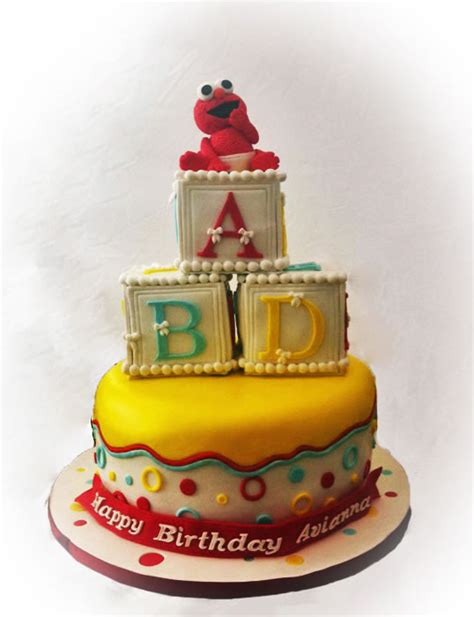 Baby Elmo Birthday Cake – Maddies Cakes