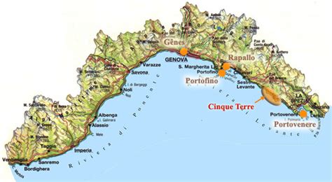 ligurie carte | Cinque terre, Regiones de italia, Regiones