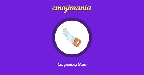 🪚 Carpentry Saw emoji Copy & Paste - Emojimania