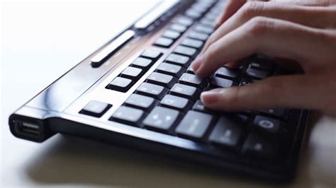 Person Typing On Keyboard Close Up Stock Motion Graphics SBV-300203815 - Storyblocks