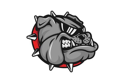 Gonzaga Bulldog Mascot Head Graphic by ndahroh · Creative Fabrica